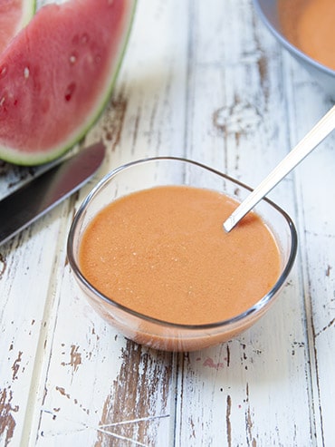 Receta de gazpacho de sandía